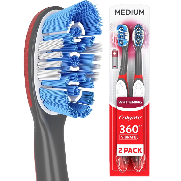 Colgate 360 Vibrate Whitening Electric Toothbrush, 2 Pack photo 1