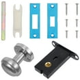 thumbnail image 2 of 1 Ensemble Poignée de Porte Bouton de Porte Interne Ensemble Bouton de Porte de Passage pour Porte Intérieure, 2 of 9