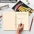 thumbnail image 4 of FORMRS 1-Subject Spiral Notebook 8" x 5" College Ruled 60 Refillable Sheet A5 Hard Cover, 2 Pack, Red UFO, 4 of 7