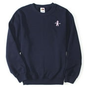 Fleece W/pink Ribbon Embroidery