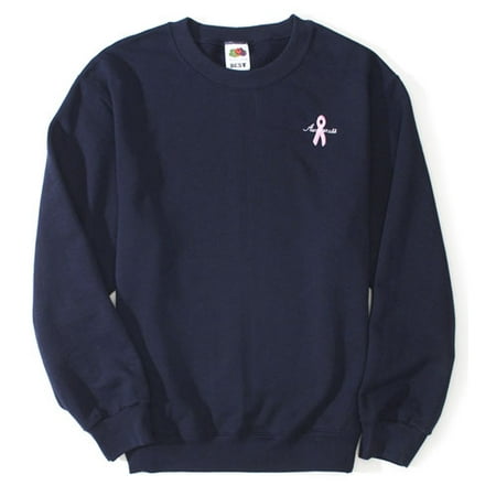Fleece W/pink Ribbon Embroidery