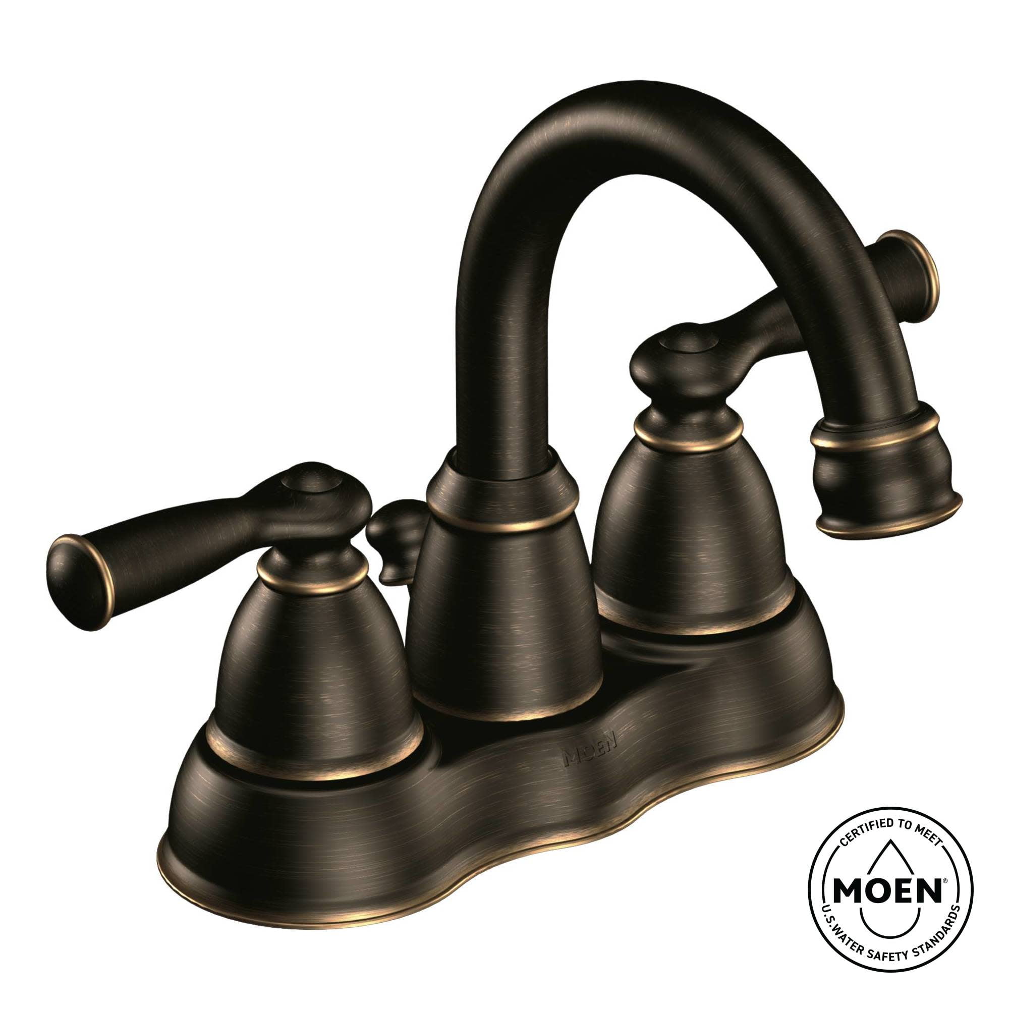 Moen Banbury Two-Handle High Arc Bathroom Faucet