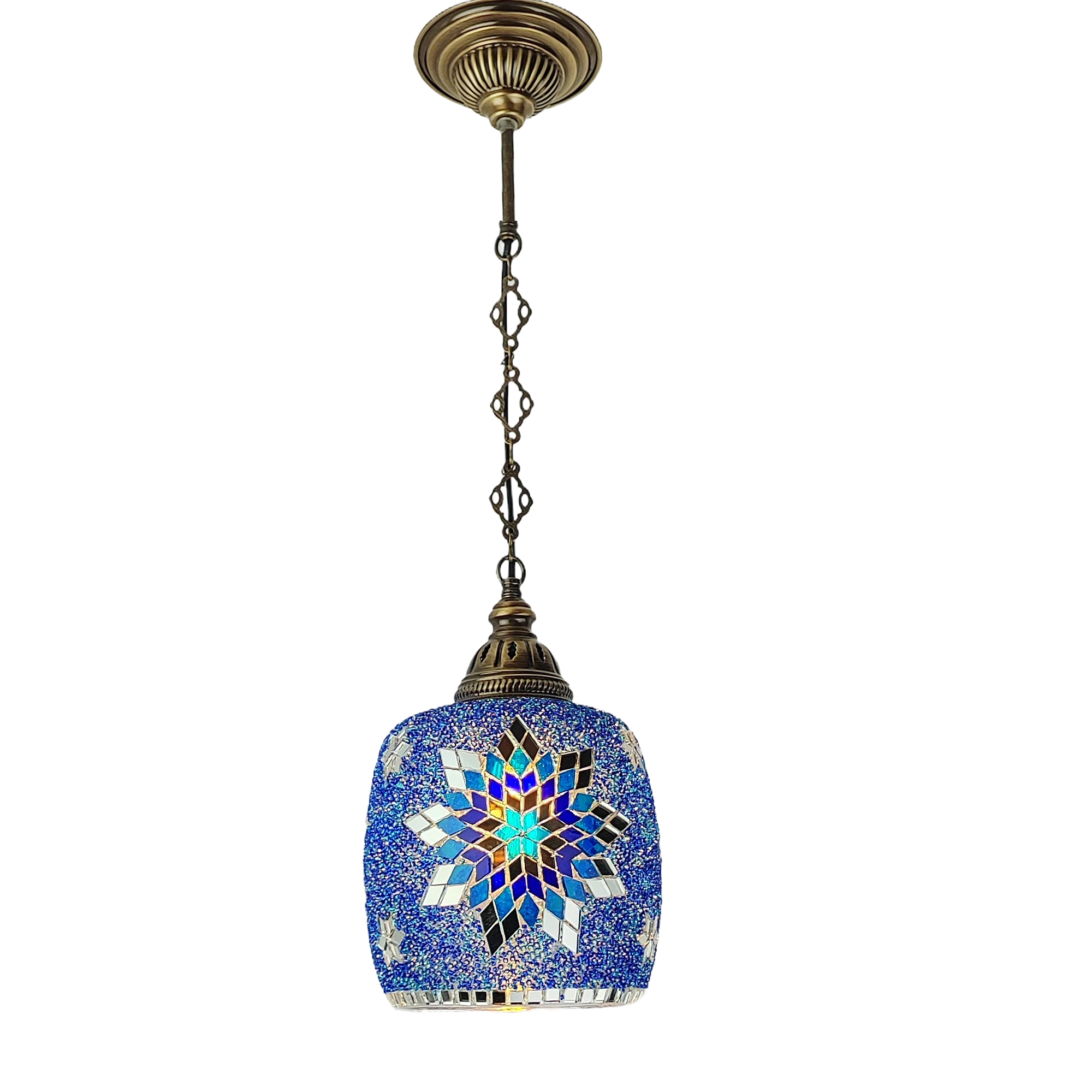 Angora Bohemian Antique Brass Corded Electric Crystal Chandeliers