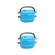 thumbnail image 4 of Kearding Tiempo largo del aislamiento de los envases de almacenamiento de la comida del acero inoxidable a prueba de calor y resistente a la azul 2Conjunto, 4 of 6