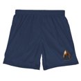 thumbnail image 3 of Justice League Movie Aquaman Logo Mens Lined Mesh Shorts, Navy, Large, 3 of 6