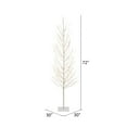 thumbnail image 2 of Vickerman 6' White Artificial Christmas Tree, Warm White LED Lights, 2 of 2