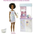 thumbnail image 4 of Barbie Ice Cream Shop Playset with Brunette Doll, Ice Cream Machine, Molds, Dough & Accessories, 4 of 7