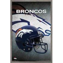 NFL Denver Broncos - Helmet 16 Wall Poster, 14.725" x 22.375", Framed