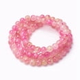 thumbnail image 2 of Spray Painted Glass Beads Strands Round Colorful 8~8.5mm Hole: 1.5mm about 100pcs/strand 31.1 inch, 2 of 3