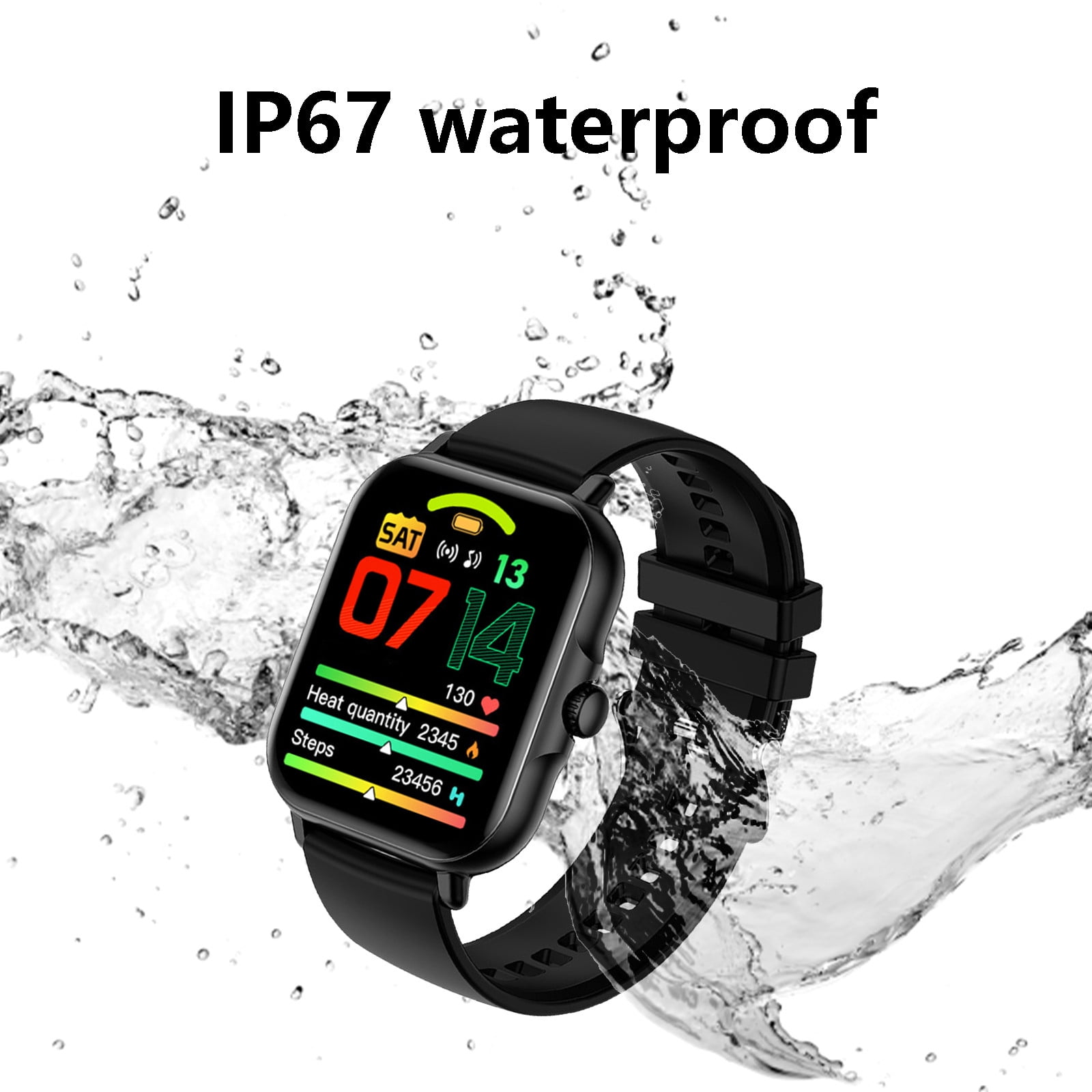 Montre Connectée Femme avec Appel Bluetooth Assistant Vocal, 1,8'' Smartwatch avec 3 Bracelets/123 Modes Sportifs/Fonction Féminine/Lecteur Musical/Rythme Cardiaque/Sommeil pour Android iOS (Argent