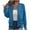 *Blue, variant on ClodeEU Womens Long Sleeve Zippered Jacket Top Outerwear，Outerwear Coat with Pockets Blue,Womens Plus L
