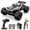 Gray, variant on DEERC 1:14 Fast Brushless RC Car for Adults, Max 46+ mph Off-Road Truck, 2 * 3S Lipo 4WD Waterproof, 7 Lighting Modes High Speed Remote Control, All Terrain Truggy for Snow, Sand & Mud