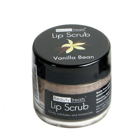 BEAUTY TREATS Lip Scrub - Vanilla Bean (Best Natural Lip Scrub)