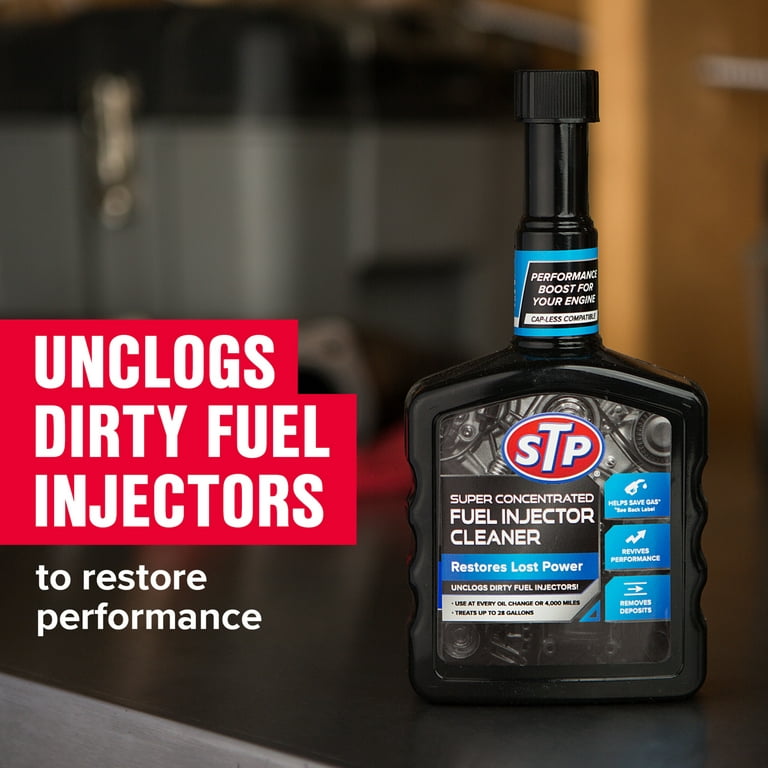 STP Super Concentrated Fuel Injector Cleaner, 5.25 fl. oz.