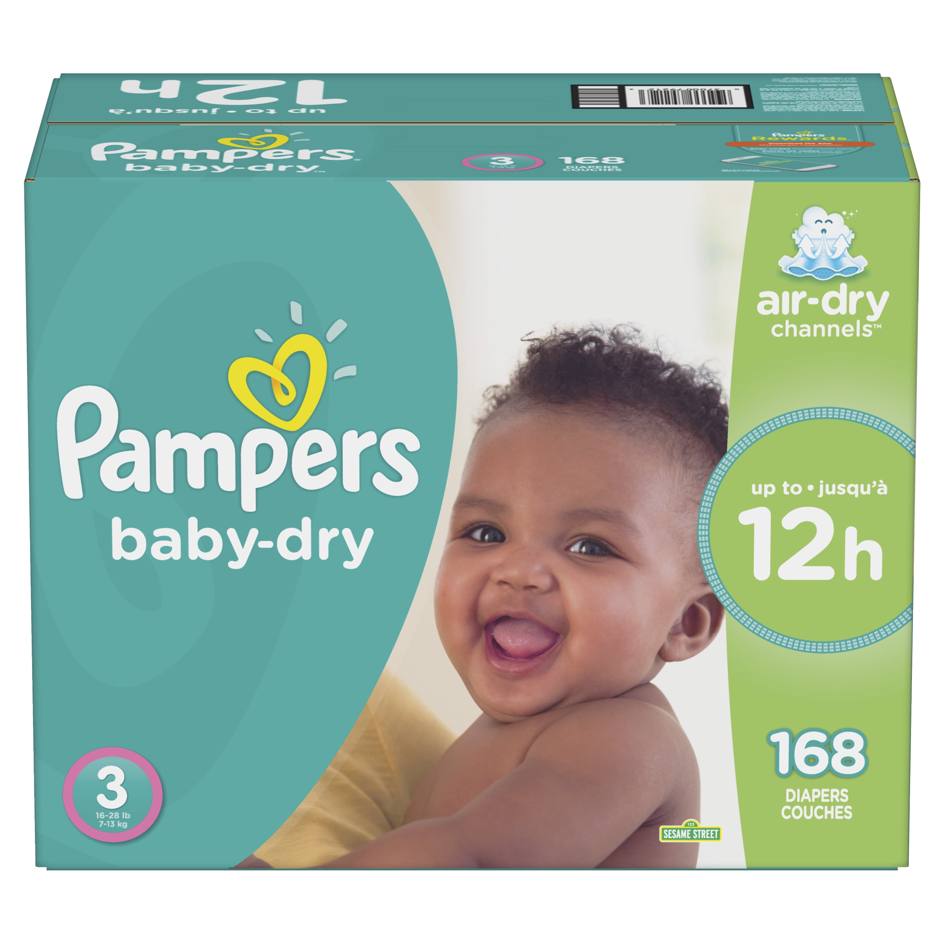 PAMPERS 6430650 à 14,90 € - Pampers Couches baby-dry taille 7