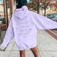 thumbnail image 5 of Wangmeiwg Women's Sweatshirts Women's Casual Hoodie With Bow Print Autumn Winter Pullover Sweatshirt for Comfort and Style Light Purple S, 5 of 7
