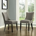 thumbnail image 5 of Marquis Set of 2 Fabric Dining Side Chair Granite, 5 of 6