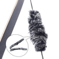 thumbnail image 4 of Silenciador de cuerda de de tiro con de 2 piezas, simulación de piel de conejo, reducción de vibraciones, estabilizador de tiro con , Baoblaze Silenciador de cuerda de arco, 4 of 6