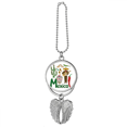 thumbnail image 1 of Mexico National symbol Landmark  Pattern Silver Wing Car Pendant Decoration, 1 of 4