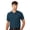 Atlantic-Blue, variant on Allpro Men's Pique Polo Collar T-Shirt, 65/35 Polyester/Cotton Short Sleeve Solid Tee (Coral, M)