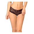 thumbnail image 2 of Bóxer Secret Treasures para Mujer, Negro Casual Encaje Floral Talla M, 2 of 4