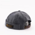 thumbnail image 1 of Gorro sin ala de pana, gorro unisex Docker para otoño e invierno, gorro de pescador, gorro tipo cúpula, diseño aerodinámico, 1 of 6