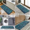 thumbnail image 6 of Math Equations Lab Tools Blue Pattern Kitchen Rug Mat,Kitchen Runner Rugs Non Skid Washable,Decorative Kitchen Floor Mats for Kitchen,Sink,Laundry,17"x47.2", 6 of 7