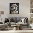 thumbnail image 4 of Stupell Industries Art Deco Dog with Floral Hat Canvas Art, 30 x 40, by Karen Burke, 4 of 8