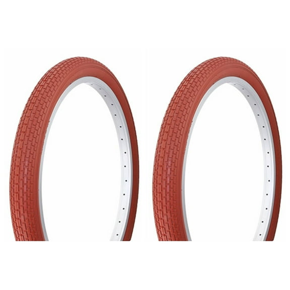 Tire set. 2 Tires. Two Tires Duro 24" x 2.125" Clay/Clay Side Wall HF-120A.