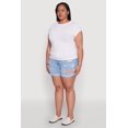 thumbnail image 4 of Womens Plus Size Side Ruched Tee, 4 of 5