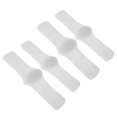thumbnail image 3 of 2 pares de almohadillas para el arco, soporte adhesivo, plantilla de silicona, suministros elásticos para el cuidado de los pies planos, color blanco, 3 of 8