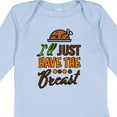 thumbnail image 4 of Inktastic I'll Just Have the Breast with Turkey Illusration Boys or Girls Long Sleeve Baby Bodysuit, 4 of 5