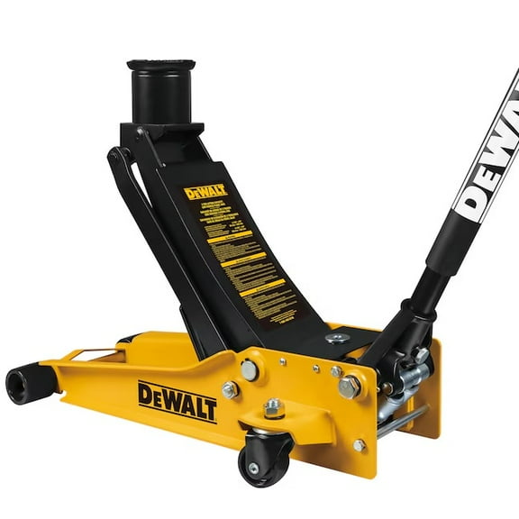 DEWALT Yellow 3-Tons Steel Hydraulic Floor jack