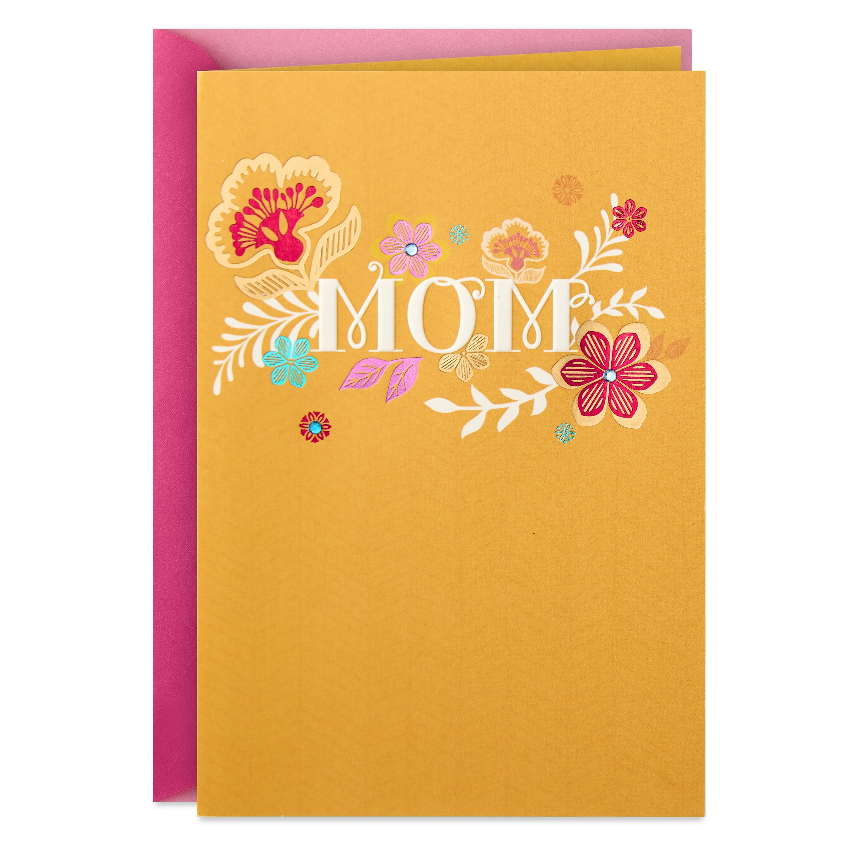 Hallmark Birthday Card to Mother (Flowers)