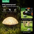thumbnail image 6 of BLITZWILL Solar Ground Lights Outdoor, 12 Pack Bright LED Solar Pathway Lights Waterproof for Landscape Decoration, Deck Lighting for Garden Walkway Driveway (Warm White), 6 of 8
