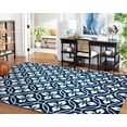 thumbnail image 3 of SAFAVIEH Four Seasons Lilibeth Geometric Area Rug, Navy/Ivory, 8' x 10', 3 of 9