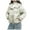 White, variant on Lixiuxyad Puffer Jacket New Down Padded Jacket Women's Winter Padded Jacket Bright Pocket Padded Jacket Black
