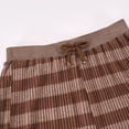 thumbnail image 6 of UKHCCC Girls 2 Piece Outfit, Striped Long Sleeve Crop Top and Wide Leg Pants Set with Drawstring Waist, Fall Winter Clothes Ages 7-15, 6 of 9