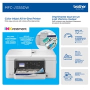 Brother INKvestment MFC-J1355DW Wireless Color Inkjet All-in-One Printer with Automatic Duplex Printing, ADF, and 1.8” Color Display