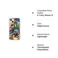 thumbnail image 6 of Hippie Groovy Case Compatible with iPhone 14,Aesthetic Art Design TPU Bumper Cover Case, 6 of 6