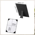 thumbnail image 2 of 11x8.5 Certificate Holder with Stand, Single-Sided Document Holders Vertical for Award Diploma Graduation Achievement Business License, Black, 2 of 5
