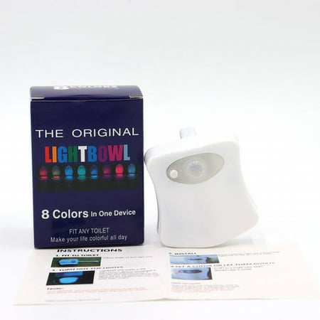 

16 Color Body Sensing Automatic Led Motion Sensor Night Lamp Toilet Bowl Bathroom Light Waterproof Backlight For Wc Toilet Light
