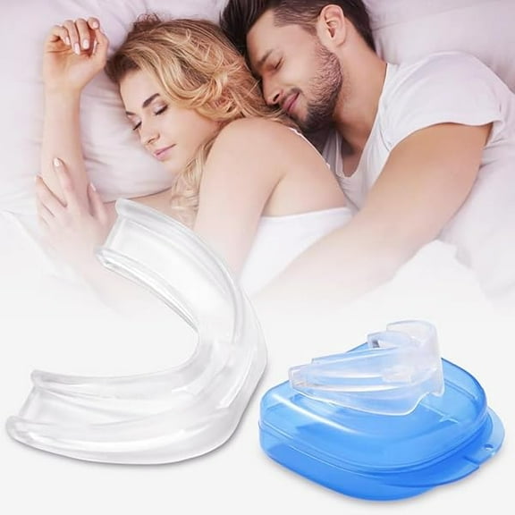 Anti Snoring Device, Anti Snoring Mouthpiece Device Mouth Guard - Effective Anti Snore Solution for Men and Women - Customizable Adjustable Comfortable(ST-8)