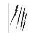 thumbnail image 3 of Effete Feline Claw Marks Scratch Canvas Stretched, 0.75", 3 of 4