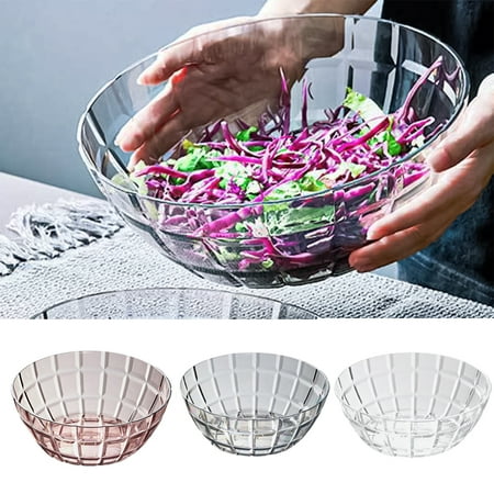 

SPRING PARK Plastic Mixing and Serving Bowls Popcorn Bowls Salad Bowls Chip and Dip Serving Bowls