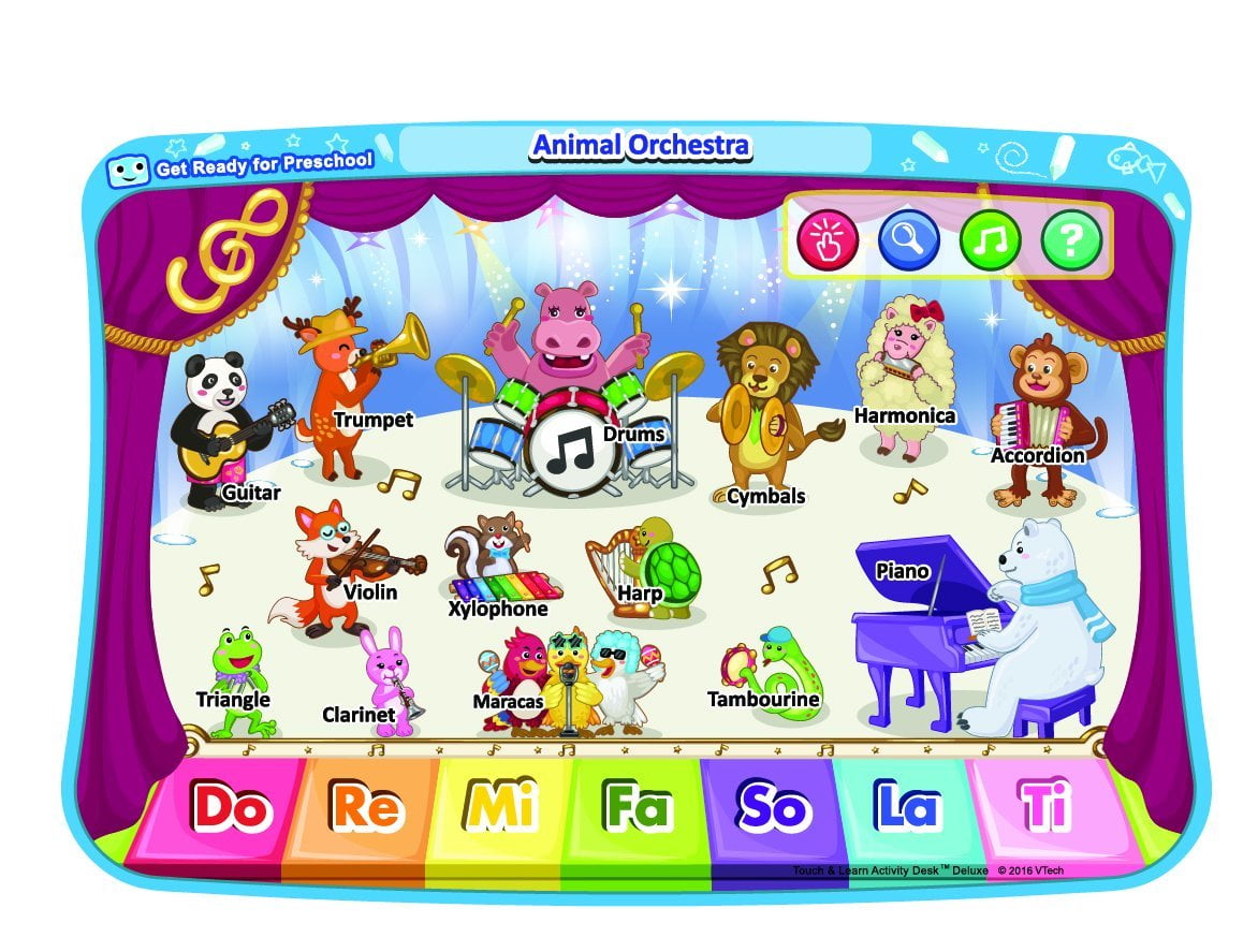 vtech touch and learn activity desk deluxe walmart