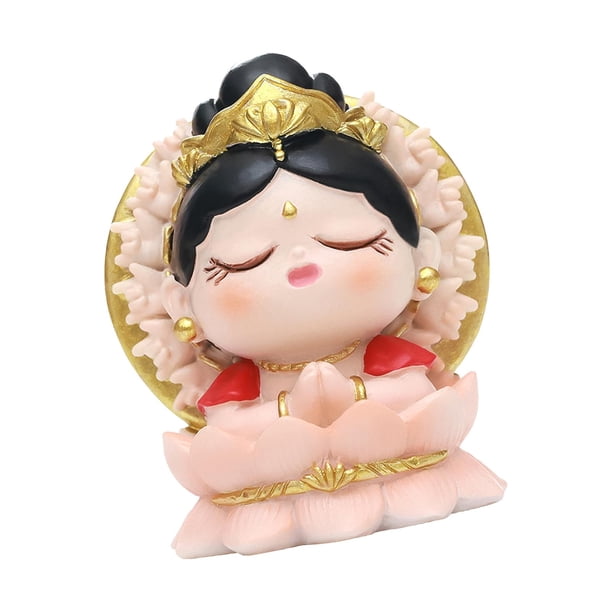 Mini figura china, bonita estatua Feng Shui para sala de estar, estantería y oficina. 4x45x55cm