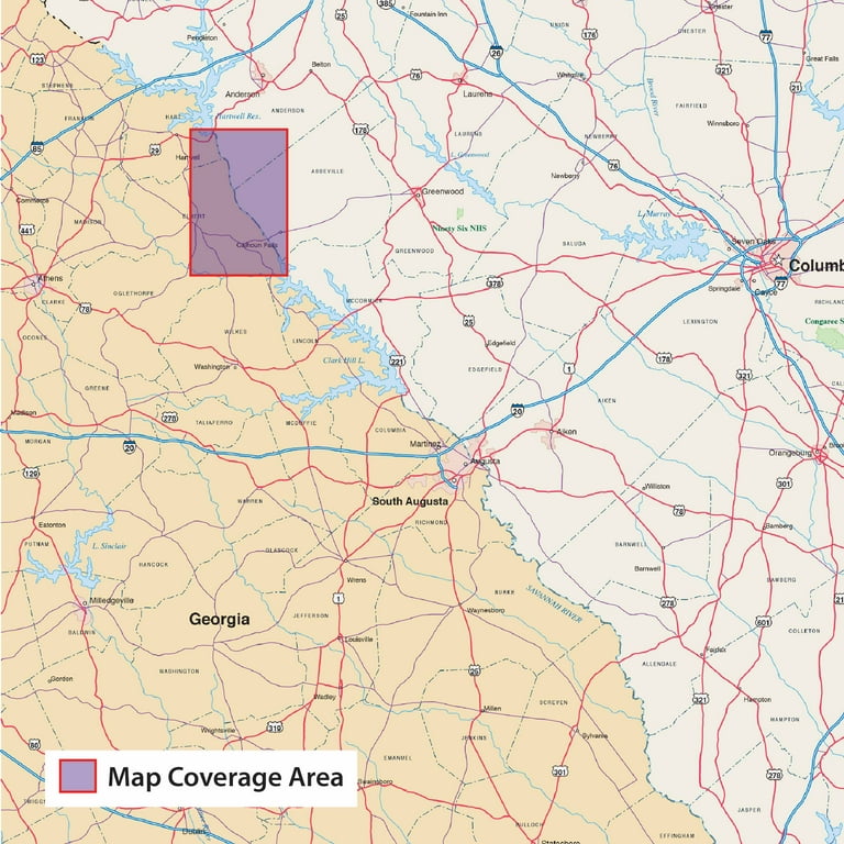 Lake Of The Ozarks Map W Mile Markers Maping Resources