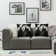 thumbnail image 3 of JEUXUS Printed on Both Sides 2-Piece Short Plush Pillowcase Tulips at Night White, 3 of 6