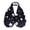 Black A, variant on Convenient Water Absorbing And Breathable Towel Suitable for Beach, Sports, Indoor Daily Wear And Feeding, Towel Hanging Neck,  Neck Strapless, Double-sided Plush Super Soft And Warm